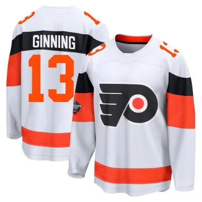 Men's Adam Ginning Philadelphia Flyers 2024 Stadium Series Jersey - White Breakaway