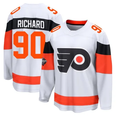 Men's Anthony Richard Philadelphia Flyers 2024 Stadium Series Jersey - White Breakaway
