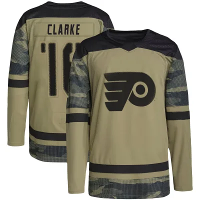 Men's Bobby Clarke Philadelphia Flyers Military Appreciation Practice Jersey - Camo Authentic