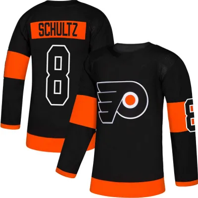 Men's Dave Schultz Philadelphia Flyers Alternate Jersey - Black Authentic