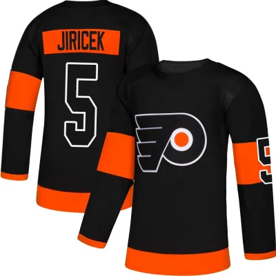 Men's David Jiricek Philadelphia Flyers Alternate Jersey - Black Authentic