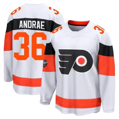 Men's Emil Andrae Philadelphia Flyers 2024 Stadium Series Jersey - White Breakaway
