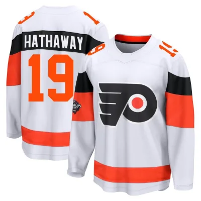 Men's Garnet Hathaway Philadelphia Flyers 2024 Stadium Series Jersey - White Breakaway