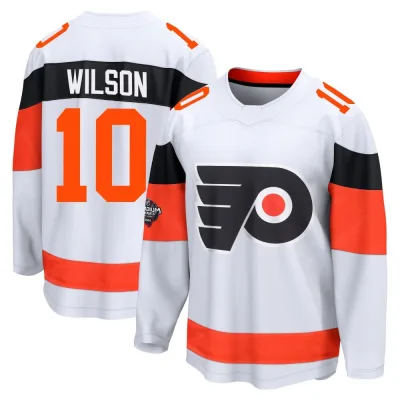 Men's Garrett Wilson Philadelphia Flyers 2024 Stadium Series Jersey - White Breakaway