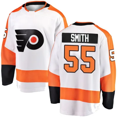 Men's Givani Smith Philadelphia Flyers Away Jersey - White Breakaway