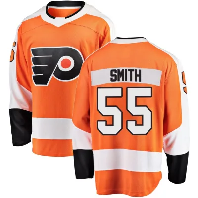 Men's Givani Smith Philadelphia Flyers Home Jersey - Orange Breakaway