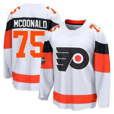 Men's Hunter McDonald Philadelphia Flyers 2024 Stadium Series Jersey - White Breakaway