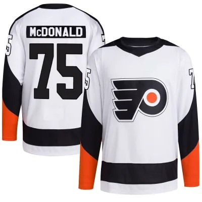 Men's Hunter McDonald Philadelphia Flyers Reverse Retro 2.0 Jersey - White Authentic