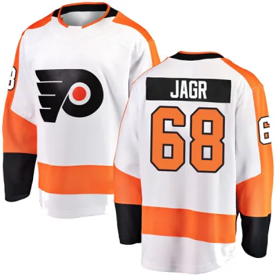 Men's Jaromir Jagr Philadelphia Flyers Away Jersey - White Breakaway