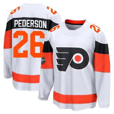 Men's Lane Pederson Philadelphia Flyers 2024 Stadium Series Jersey - White Breakaway