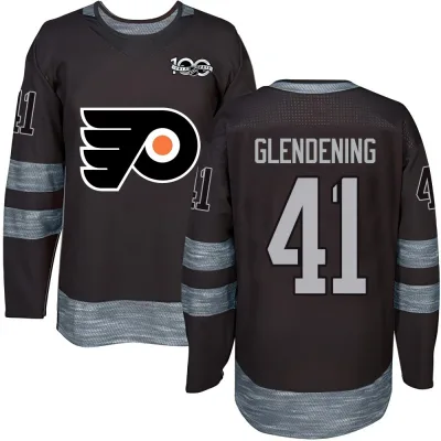 Men's Luke Glendening Philadelphia Flyers 1917-2017 100th Anniversary Jersey - Black Authentic
