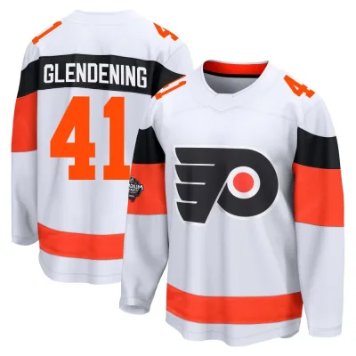 Men's Luke Glendening Philadelphia Flyers 2024 Stadium Series Jersey - White Breakaway