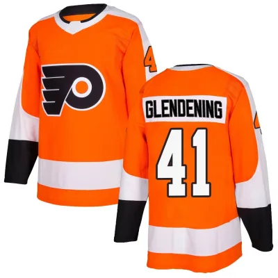 Men's Luke Glendening Philadelphia Flyers Home Jersey - Orange Authentic