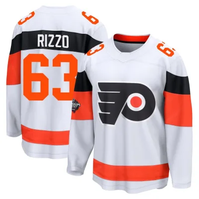 Men's Massimo Rizzo Philadelphia Flyers 2024 Stadium Series Jersey - White Breakaway