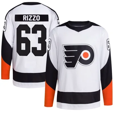 Men's Massimo Rizzo Philadelphia Flyers Reverse Retro 2.0 Jersey - White Authentic