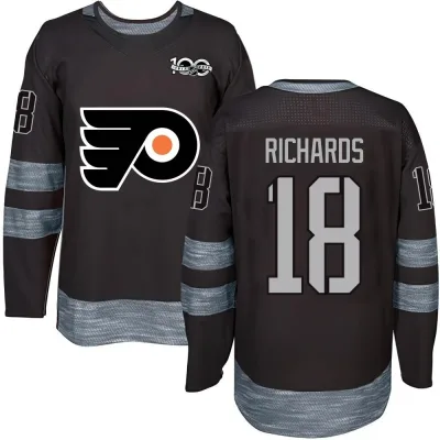Men's Mike Richards Philadelphia Flyers 1917-2017 100th Anniversary Jersey - Black Authentic