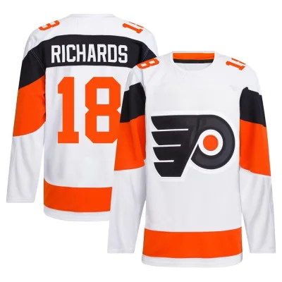 Men's Mike Richards Philadelphia Flyers 2024 Stadium Series Primegreen Jersey - White Authentic