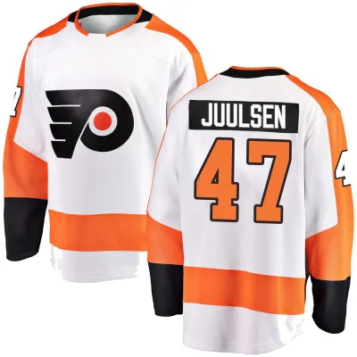 Men's Noah Juulsen Philadelphia Flyers Away Jersey - White Breakaway