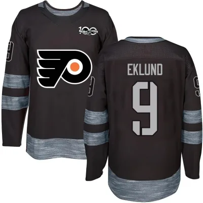 Men's Pelle Eklund Philadelphia Flyers 1917-2017 100th Anniversary Jersey - Black Authentic