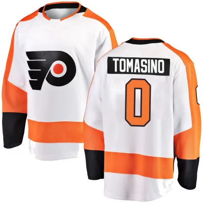 Men's Philip Tomasino Philadelphia Flyers Away Jersey - White Breakaway