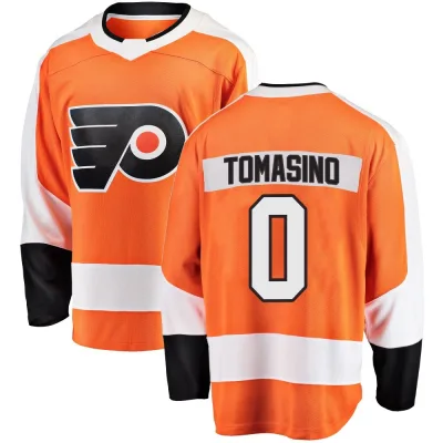Men's Philip Tomasino Philadelphia Flyers Home Jersey - Orange Breakaway