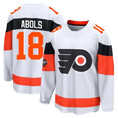 Men's Rodrigo Abols Philadelphia Flyers 2024 Stadium Series Jersey - White Breakaway