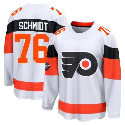 Men's Roman Schmidt Philadelphia Flyers 2024 Stadium Series Jersey - White Breakaway