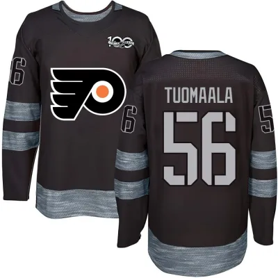 Men's Samu Tuomaala Philadelphia Flyers 1917-2017 100th Anniversary Jersey - Black Authentic