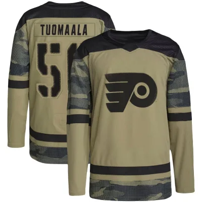 Men's Samu Tuomaala Philadelphia Flyers Military Appreciation Practice Jersey - Camo Authentic