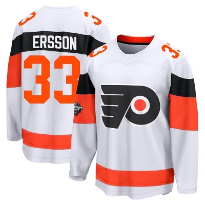 Men's Samuel Ersson Philadelphia Flyers 2024 Stadium Series Jersey - White Breakaway
