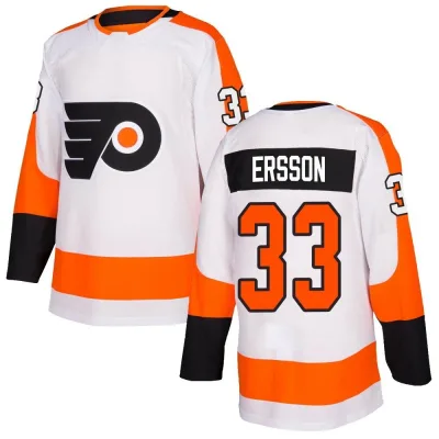 Men's Samuel Ersson Philadelphia Flyers Jersey - White Authentic