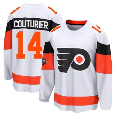 Men's Sean Couturier Philadelphia Flyers 2024 Stadium Series Jersey - White Breakaway