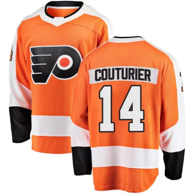 Men's Sean Couturier Philadelphia Flyers Home Jersey - Orange Breakaway