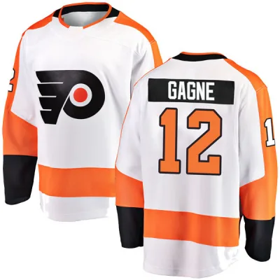 Men's Simon Gagne Philadelphia Flyers Away Jersey - White Breakaway