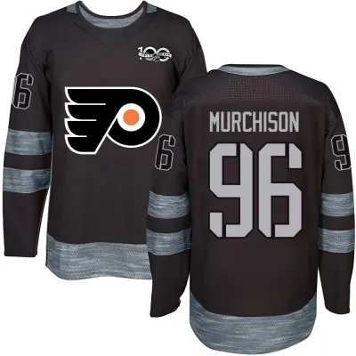 Men's Ty Murchison Philadelphia Flyers 1917-2017 100th Anniversary Jersey - Black Authentic