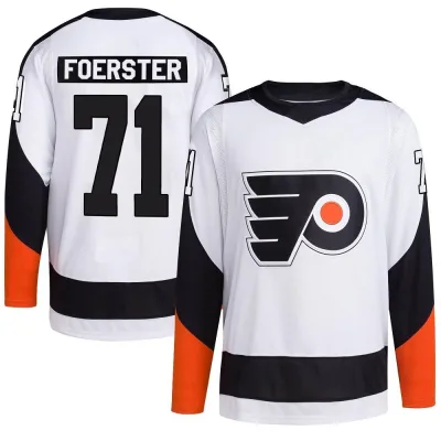 Men's Tyson Foerster Philadelphia Flyers Reverse Retro 2.0 Jersey - White Authentic