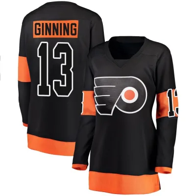 Women's Adam Ginning Philadelphia Flyers Alternate Jersey - Black Breakaway