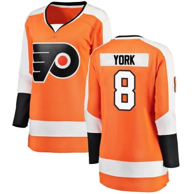 Women's Cam York Philadelphia Flyers Home Jersey - Orange Breakaway