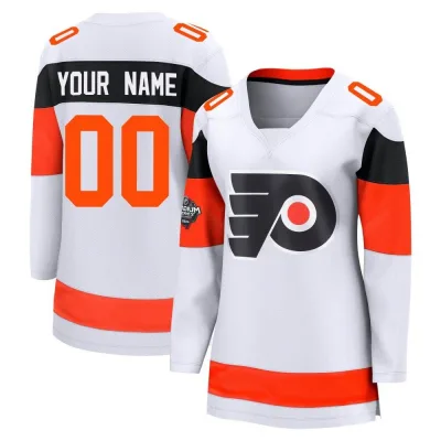 Women's Custom Philadelphia Flyers 2024 Stadium Series Jersey - White Breakaway