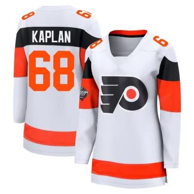 Women's Devin Kaplan Philadelphia Flyers 2024 Stadium Series Jersey - White Breakaway