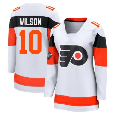 Women's Garrett Wilson Philadelphia Flyers 2024 Stadium Series Jersey - White Breakaway