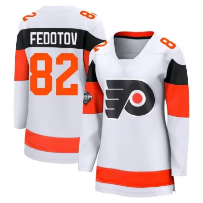 Women's Ivan Fedotov Philadelphia Flyers 2024 Stadium Series Jersey - White Breakaway