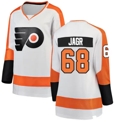 Women's Jaromir Jagr Philadelphia Flyers Away Jersey - White Breakaway