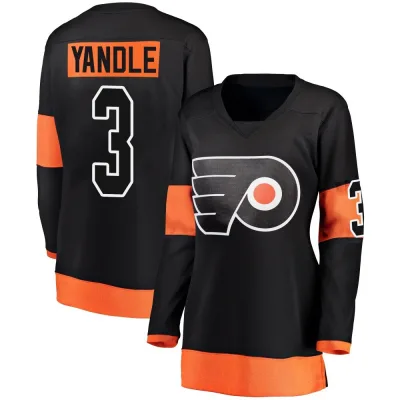 Women's Keith Yandle Philadelphia Flyers Alternate Jersey - Black Breakaway