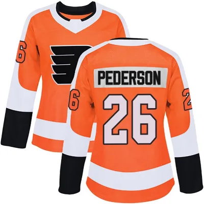 Women's Lane Pederson Philadelphia Flyers Home Jersey - Orange Authentic