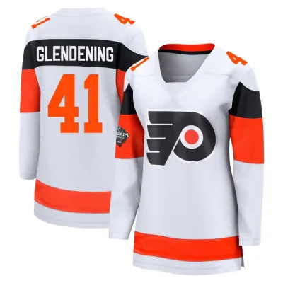 Women's Luke Glendening Philadelphia Flyers 2024 Stadium Series Jersey - White Breakaway