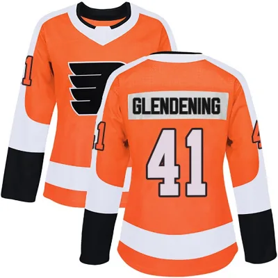 Women's Luke Glendening Philadelphia Flyers Home Jersey - Orange Authentic