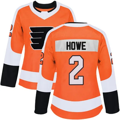 Women's Mark Howe Philadelphia Flyers Home Jersey - Orange Authentic