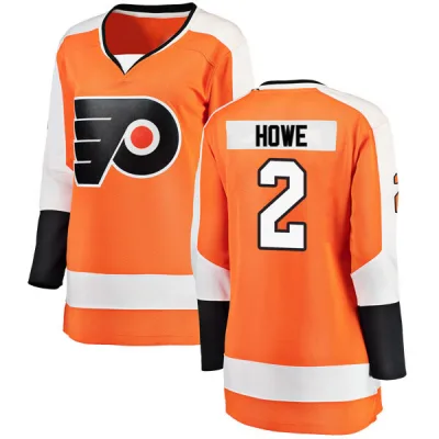 Women's Mark Howe Philadelphia Flyers Home Jersey - Orange Breakaway