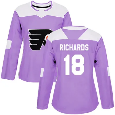 Women's Mike Richards Philadelphia Flyers Fights Cancer Practice Jersey - Purple Authentic